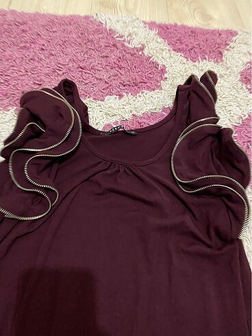 40 Beden Vitrin bordo elbise