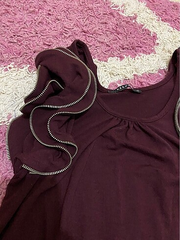 40 Beden bordo Renk Vitrin bordo elbise