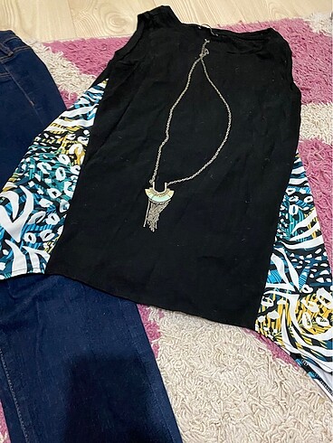 40 Beden Mango pantolon, Trendyolmilla üst ve kolye