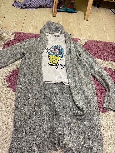 Koton hırka ve bershka üst