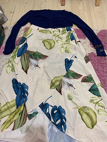 Batik Batik etek, Trendyolmilla üst, bileklik ve yüzük seti