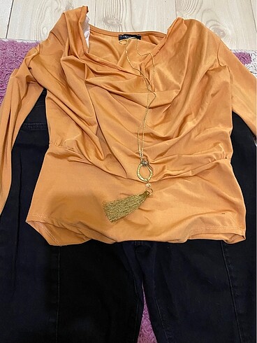 44 Beden LCW kot pantolon, Trendyolmilla üst ve kolye