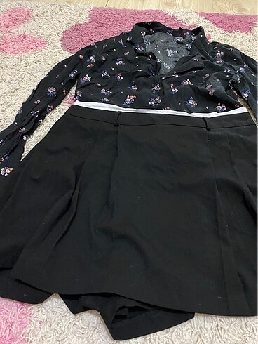 H&M Koton şort etek ve H&M gömlek