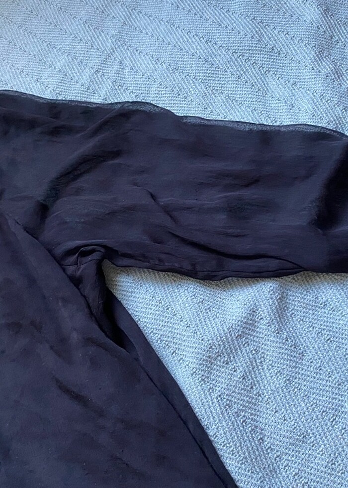 Trendyolmilla tül siyah gömlek - Görsel 5