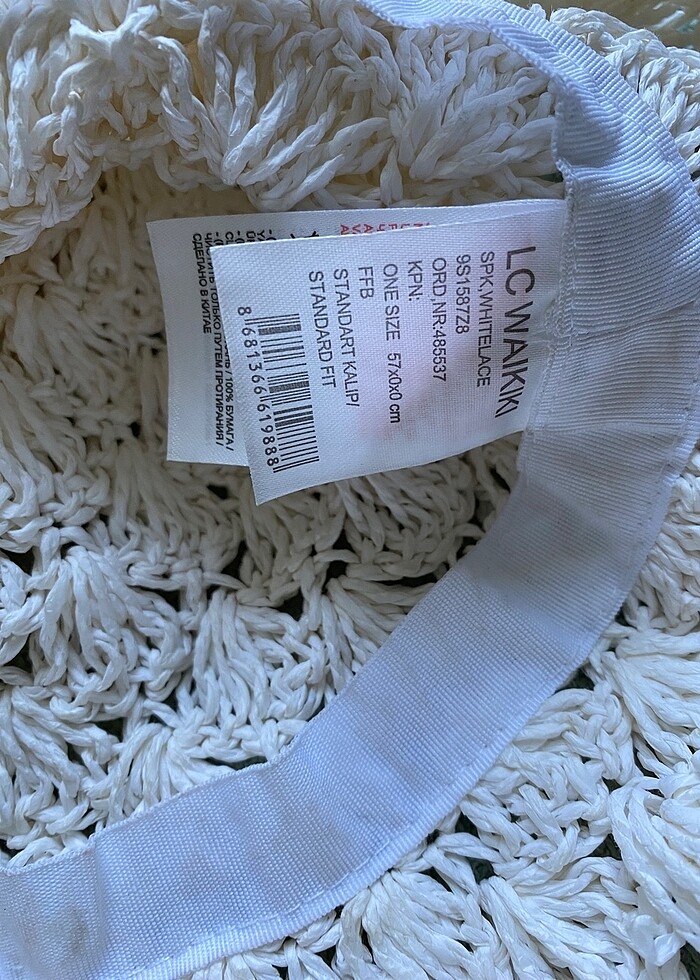 LCW beyaz fötr şapka - Görsel 4