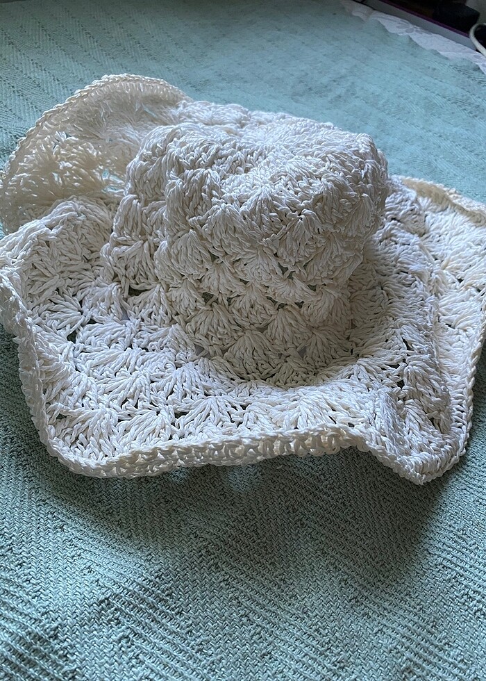 LCW beyaz fötr şapka - Görsel 2