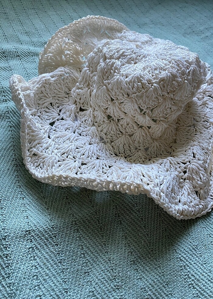 LCW beyaz fötr şapka - Görsel 3