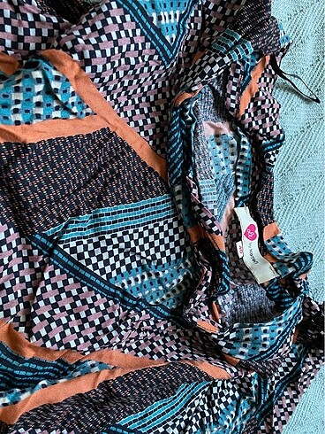 Koton asimetrik etnik desen etek - Görsel 6