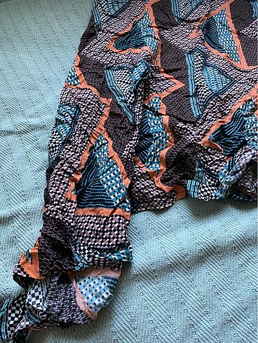 Koton asimetrik etnik desen etek - Görsel 2