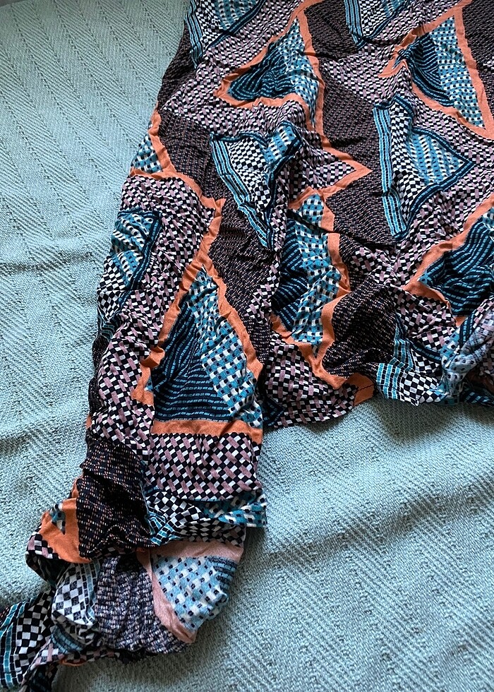 Koton asimetrik etnik desen etek - Görsel 2