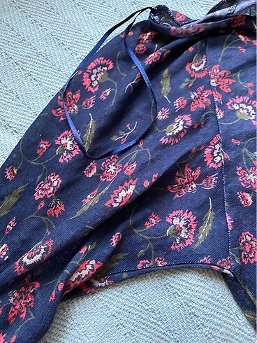 Koton çiçekli crop üst - Görsel 6