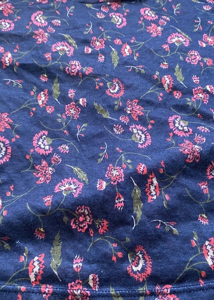 Koton çiçekli crop üst - Görsel 2