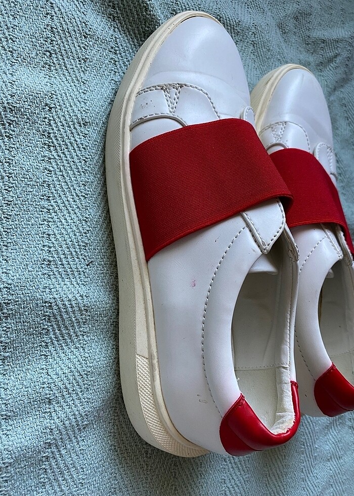 Boyner limon company kırmızı şerit detaylı ayakkabı - Görsel 5