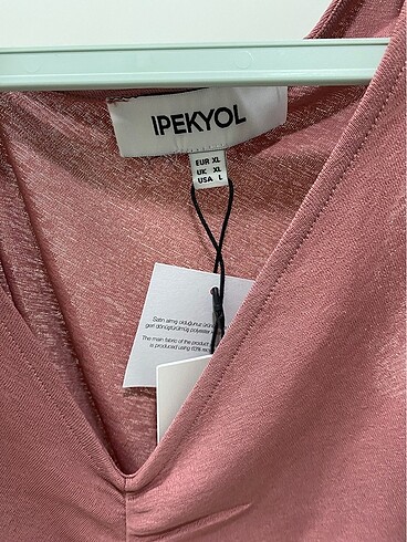 xl Beden kırmızı Renk İpekyolu gül kurusu bluz