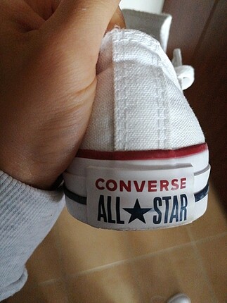 37 Beden beyaz Renk Orijinal Converse Ayakkabı