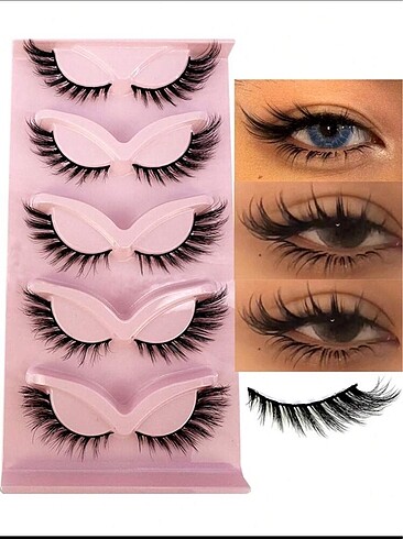 Takma kirpik modelleri set - Görsel 5