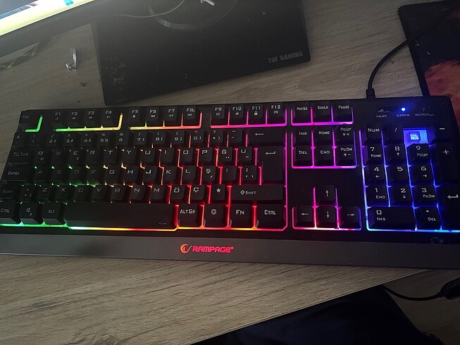 rampage rgb klavye