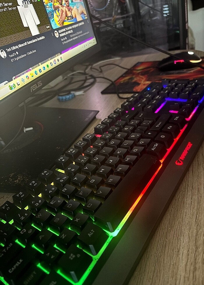 rampage rgb klavye - Görsel 2