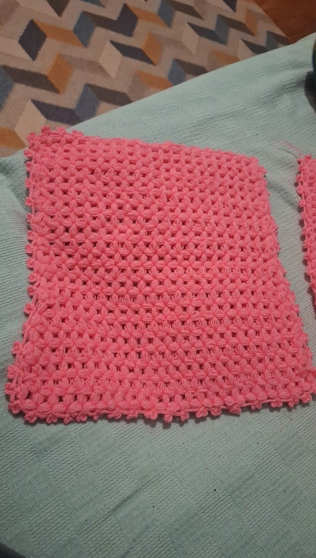 Pembe Örgü Banyo Süngeri - Görsel 2