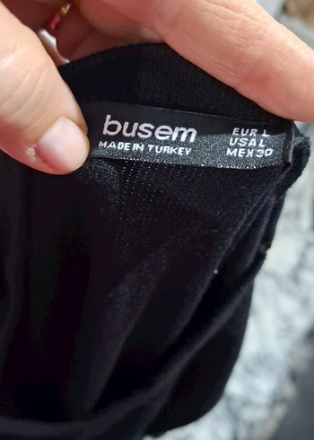 Siyah Kadın Uzun Kollu Kürk Detaylı Sweatshirt - Görsel 3