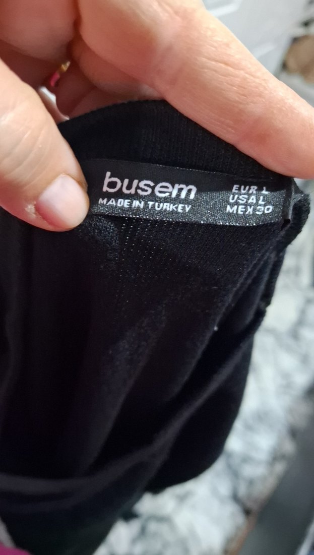 Siyah Kadın Uzun Kollu Kürk Detaylı Sweatshirt - Görsel 3