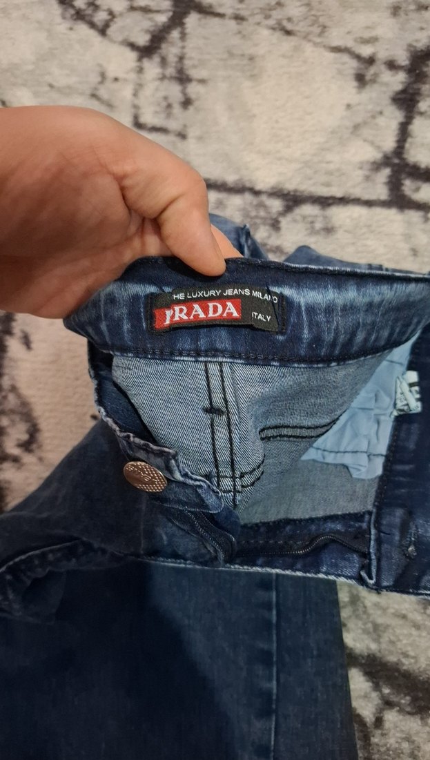 Gri Kadın Regular Fit Midi Denim Pantolon - Görsel 2