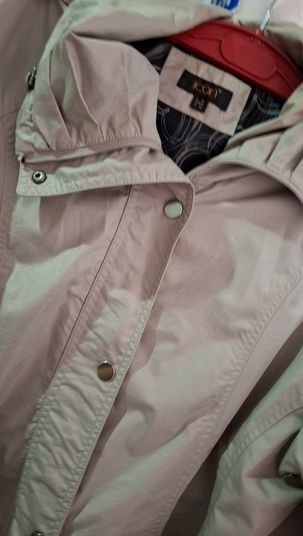 Bej Kemerli Midi Kadın Ceket - Görsel 2