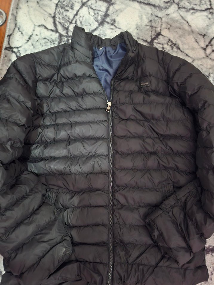 Siyah Fermuarlı Erkek Midi Mont - Görsel 2