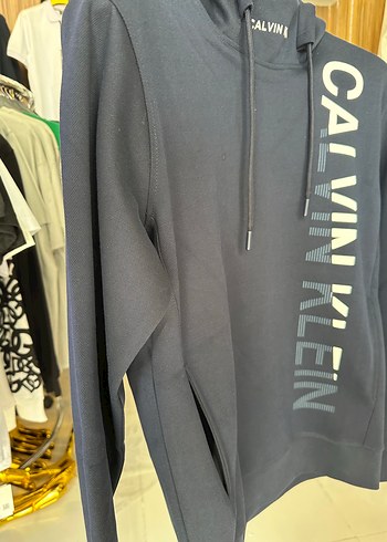 xxl Beden lacivert Renk Calvin Klein lacivert Kapüşonlu Sweatshirt