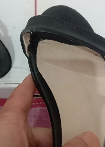 38 Beden siyah Renk Siyah Tokalı Kadın Topuklu Ayakkabı