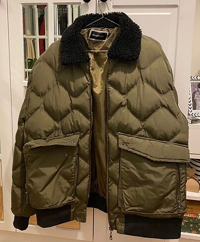 Madmext Haki Şişme Mont