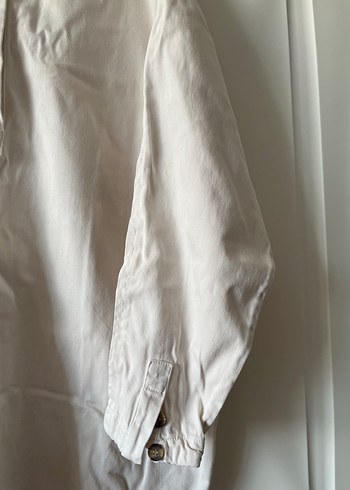 l Beden ten rengi Renk Kk Design Taş Rengi Denim Uzun Kollu Gömlek