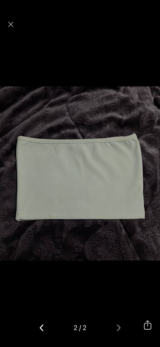 Straplez Crop Top - Görsel 2