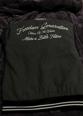 Gri Deri Kollu Erkek Spor Ceket - Görsel 6