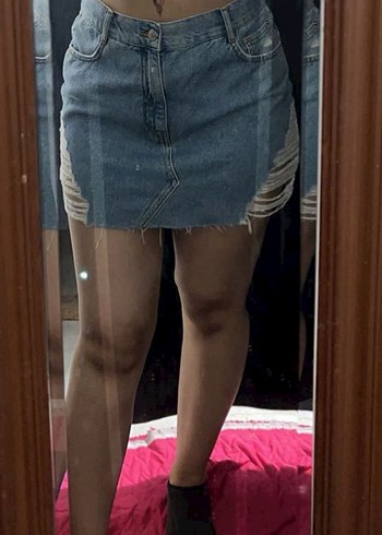 Pull&Bear Kot Mini Etek - Görsel 2