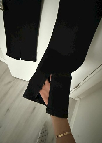 Kadın Siyah Normal Boy Jean - Görsel 2