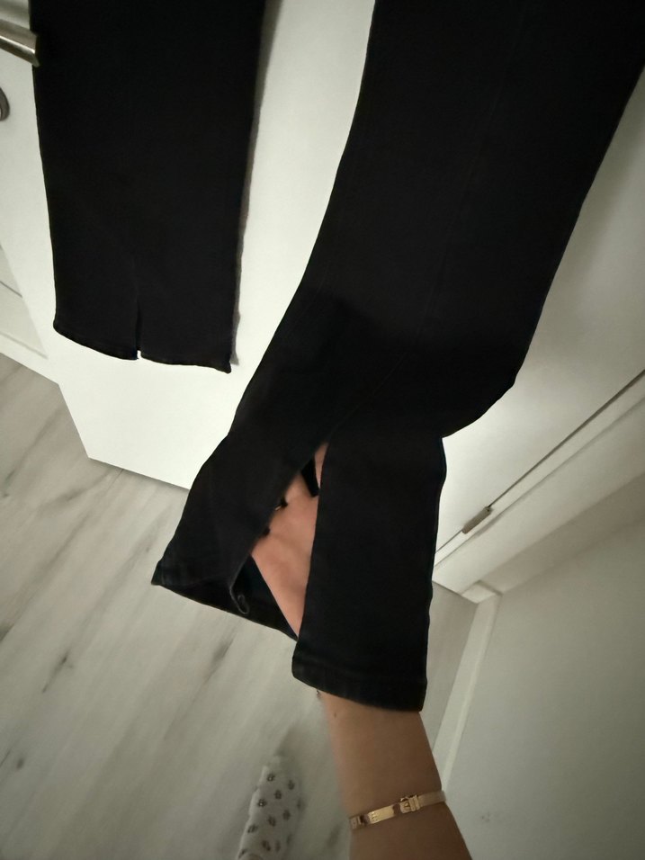 Kadın Siyah Normal Boy Jean - Görsel 2