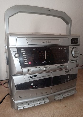 Sunny müzik seti radyo kasetçalar gövde