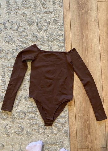 Kahverengi Straplez Kadın Bluz - Görsel 3