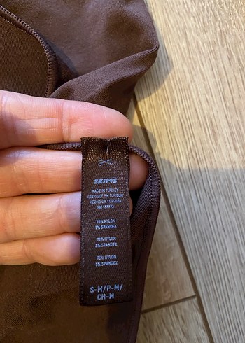 Kahverengi Straplez Kadın Bluz - Görsel 2