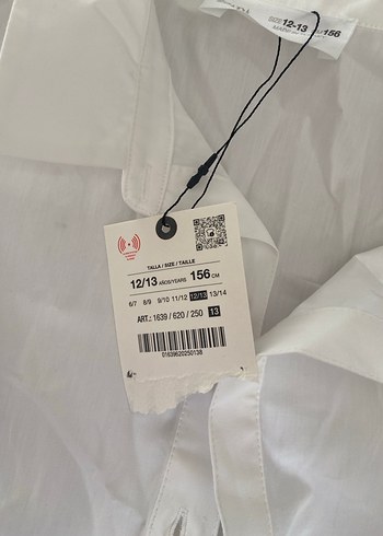 Nakışlı, Kısa Kollu, Düğmeli Beyaz Kadın Gömlek - Görsel 2