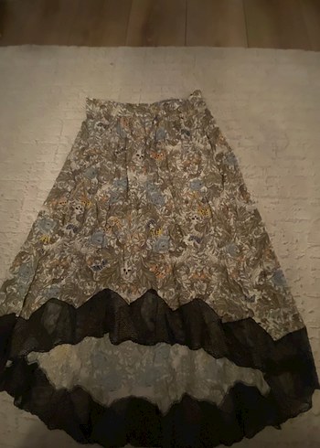 Zadig & Voltaire Vintage Bohem Cicekli Uzun Etek