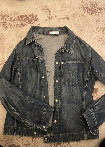 Levis Koyu Mavi Denim Ceket