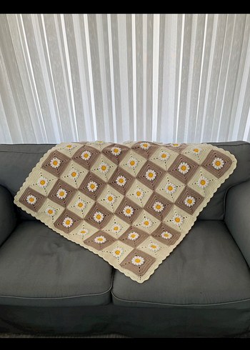 El Örgüsü Popcorn Bebek Battaniye - Görsel 2