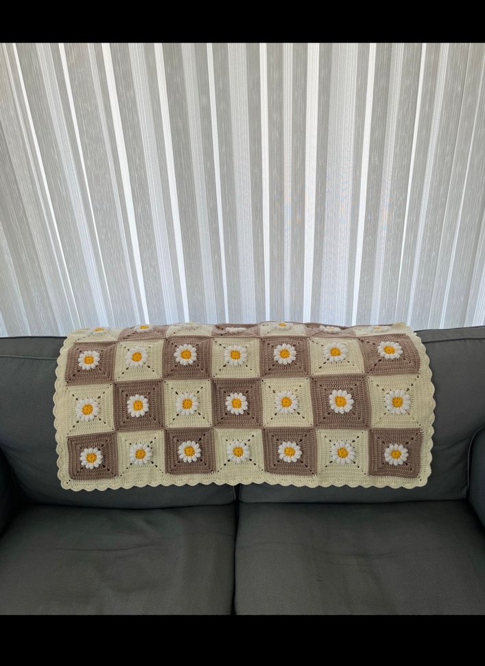 El Örgüsü Popcorn Bebek Battaniye - Görsel 4