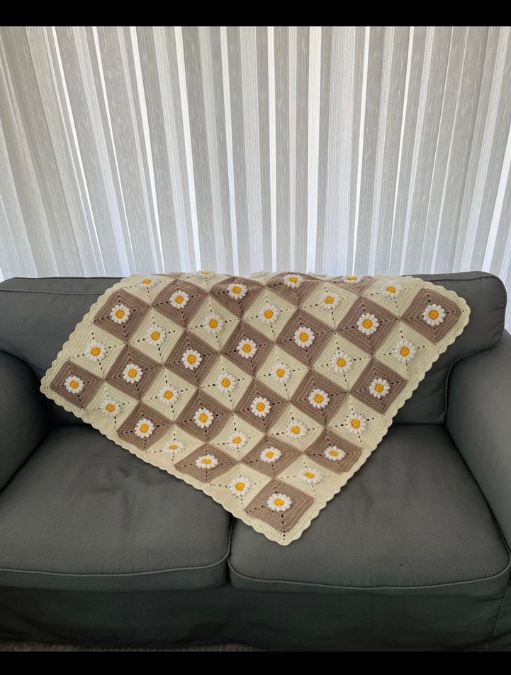 El Örgüsü Popcorn Bebek Battaniye - Görsel 2