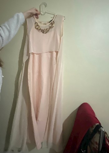 Bej Uzun Hamile ve Emzirme Geceliği - Görsel 6