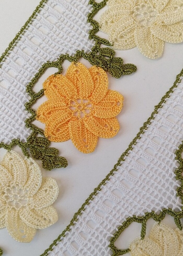 Çeyizlik havlu kenarı dantel - Görsel 3