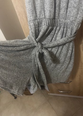 Gri Kadın Triko Midi Elbise - Görsel 4