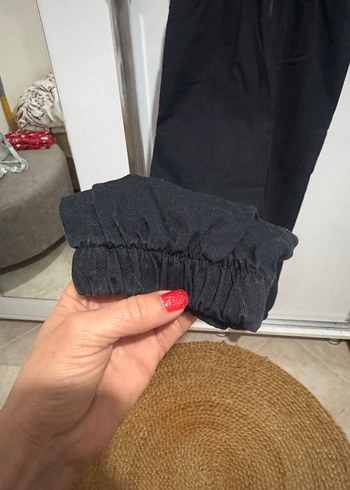 Siyah Kot Kadın Ceket - Fermuarlı, Yaka Detaylı - Görsel 2